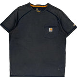 Carhartt T-Shirt - Medium Black Cotton