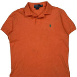 Polo By Ralph Lauren Polo Shirt - Large Orange Cotton