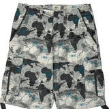 Ecko Unltd Graphic Cargo Shorts - 32W 10L Multicoloured Cotton