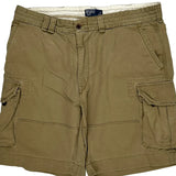 Polo By Ralph Lauren Cargo Shorts - 40W 11L Khaki Cotton