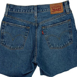 Levis Denim Shorts - 28W UK 8 Blue Cotton