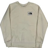 The North Face Sweatshirt - Large Cream Cotton