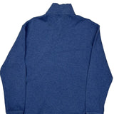 Polo By Ralph Lauren 1/4 Zip - Large Blue Cotton