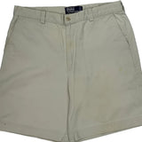 Polo By Ralph Lauren Chino Shorts - 33W 7L Beige Cotton
