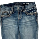Miss Me Skinny Jeans - 29W UK 8 Blue Cotton Blend