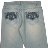 Avirex Denim Shorts - 38W 12L Light Wash Cotton Blend