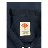 Dickies Shirt - Large Navy Cotton