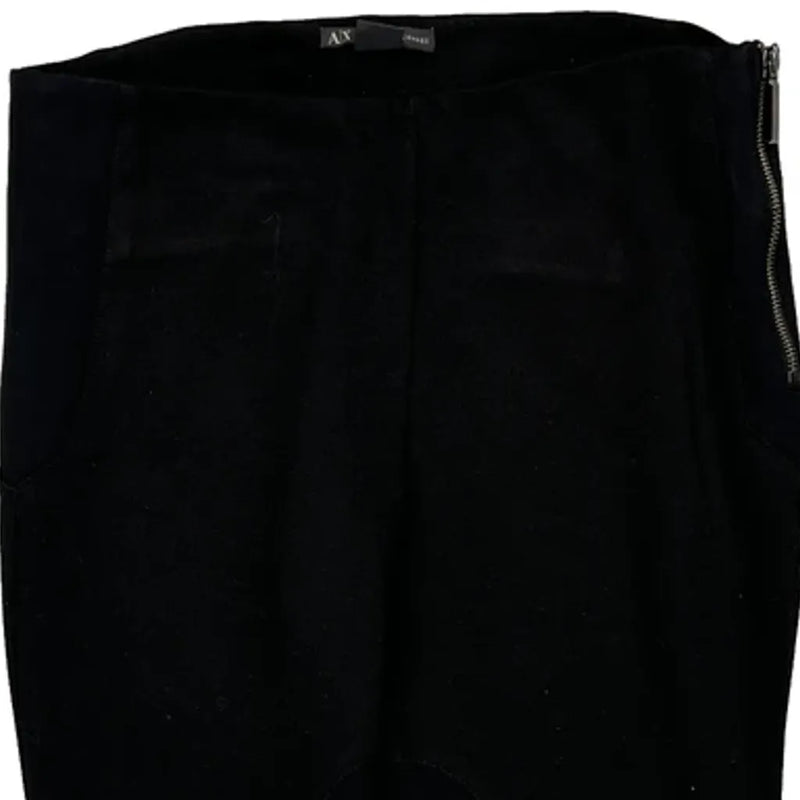 Armani Exchange Leggings - Medium Black Cotton Blend