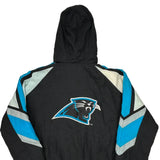 Carolina Panthers Starter Nfl Windbreaker - XL Black Nylon