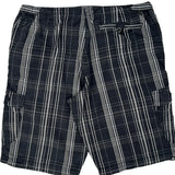 Nike Checked Cargo Shorts - X-Largew 11L Black Cotton