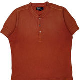 Polo By Ralph Lauren Polo Shirt - Large Orange Cotton