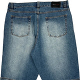 Fubu Denim Shorts - 40W 12L Blue Denim