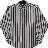 Tommy Hilfiger Striped Shirt - Medium Black & White Cotton