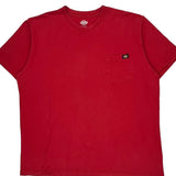 Dickies T-Shirt - 2XL Red Cotton