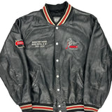 Georgetown Raiders Roots Athletics Varsity Jacket - XL Black Leather