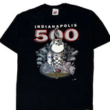 Made In USa Indianapolis 500 Joy Athletic Graphic T-Shirt - XL Black Cotton