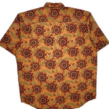 Banana Republic Hawaiian Shirt - Large Orange Cotton