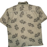 Profilio Classics Floral Hawaiian Shirt - Large Beige Polyester