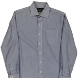 Ralph Lauren Slim Fit Shirt - Large Blue Cotton