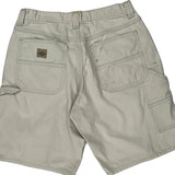 Dickies Carpenter Shorts - 28W UK 8 Beige Cotton