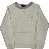 Age 10-12 Polo By Ralph Lauren Sweatshirt - Medium Grey Cotton