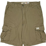 Levis Cargo Cargo Shorts - 36W 11L Khaki Cotton