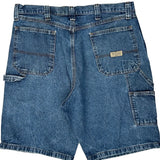 Wrangler Carpenter Shorts - 36W 10L Blue Cotton