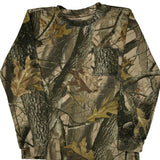 Age 10-12 Outfitters Ridge Camo Long Sleeve T-Shirt - Medium Camo Cotton