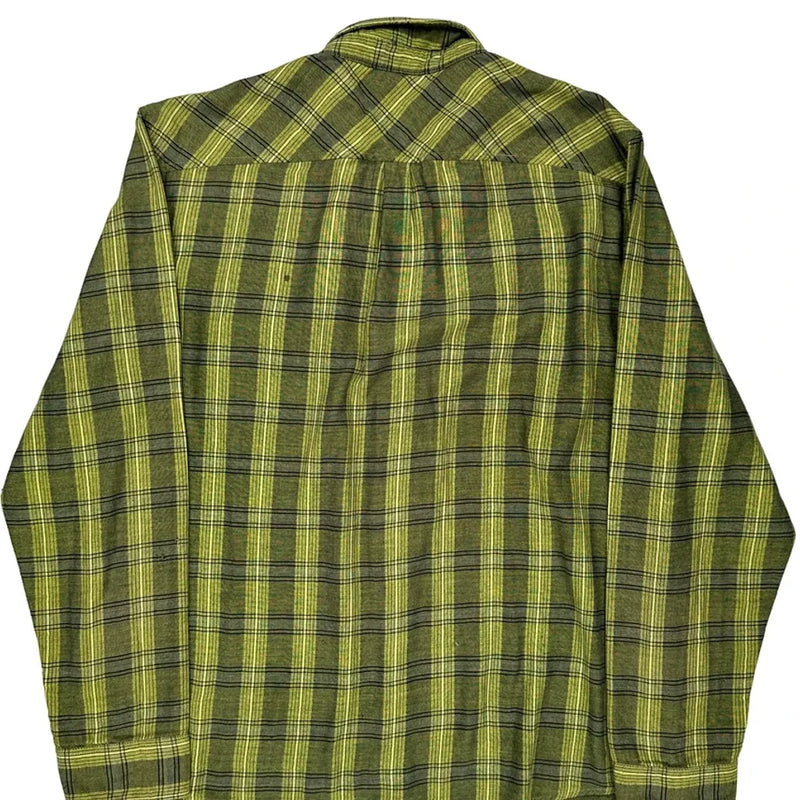 Oakley Checked Flannel Shirt - XL Green Cotton