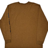 Carhartt Long Sleeve T-Shirt - 2XL Brown Cotton