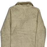 The North Face Fleece Jacket - Small Cream Polyester