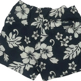 Calvin Klein Floral Swim Shorts - Large Black & White Nylon