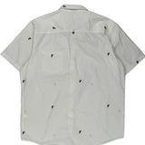 Oakley Short Sleeve Shirt - Large White Cotton