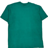 Made In USA Single Stitch Hall Of Fame Festival Logo 7 Nfl T-Shirt - 2XL Green Cotton