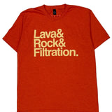 Reyka Vodka Tultex T-Shirt - Large Orange Polyester Blend