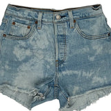 Levis Denim Shorts - 26W UK 6 Light Wash Denim