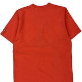 Spellout Champion T-Shirt - Large Red Cotton