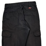 Dickies Cargo Trousers - 29W 30L Black Cotton