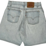 Levis Denim Shorts - 28W 8L Light Wash Cotton