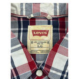 Levis Checked Short Sleeve Shirt - Large Multicoloured Cotton