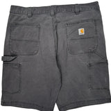 Carhartt Cargo Carpenter Shorts - 38W 11L Grey Cotton