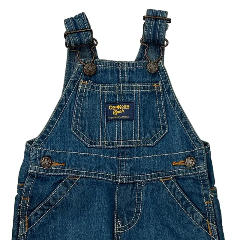 Age 3 Months Oshkosh Dungarees - 4XS Blue Cotton