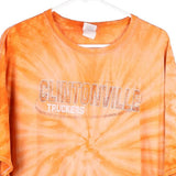 Vintage orange Clintonville Truckers Gildan T-Shirt - mens xx-large