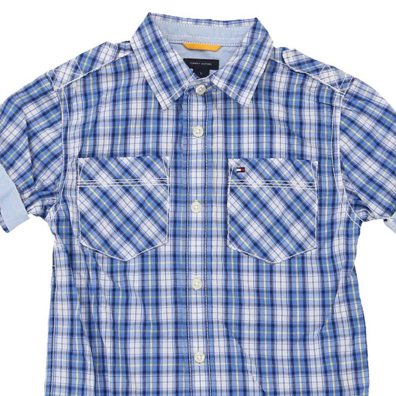 Vintage blue Age 5 Tommy Hilfiger Short Sleeve Shirt - boys x-small