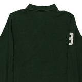 Vintage green Age 14 Ralph Lauren Long Sleeve Polo Shirt - boys large