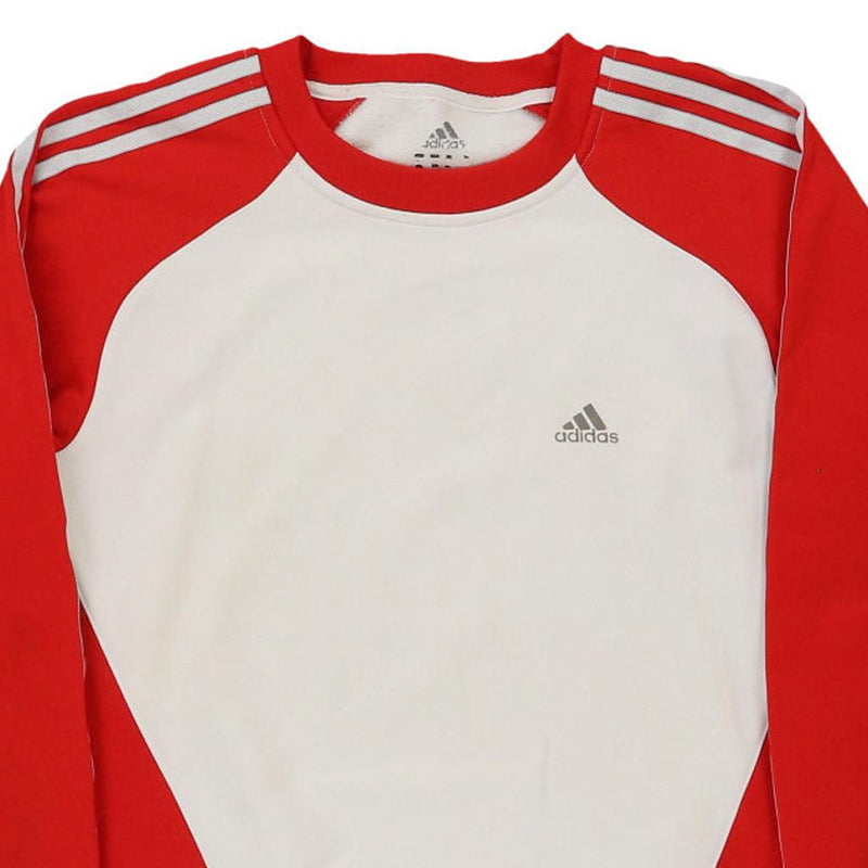 Vintage white Age 12- 13 Adidas Sweatshirt - boys medium