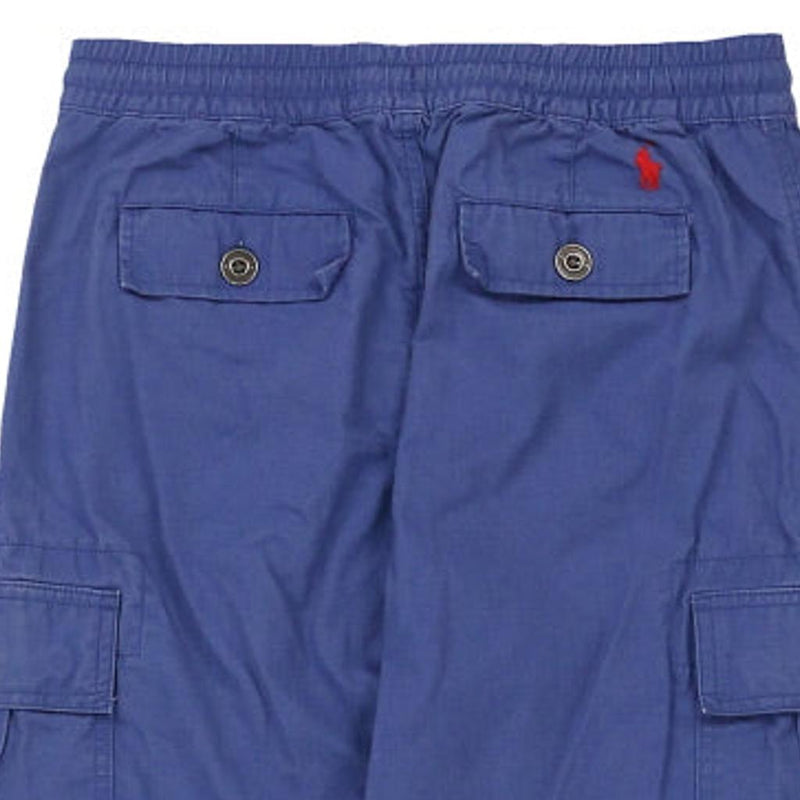 Vintage blue Age10-12 Ralph Lauren Cargo Trousers - boys large