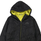 Age 12 Kappa Puffer - Medium Black Polyester