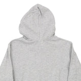 Age 13-14 Champion Spellout Hoodie - XL Grey Cotton Blend