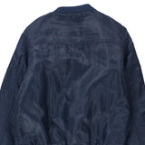 Age 12 Champion Bomber Jacket - Medium Navy Nylon Blend